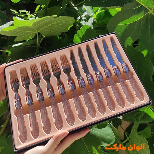 خرید کارد و چنگال یونیک ۱۲ پارچه کادویی | Unique 12-Piece Cutlery Set Gift Box