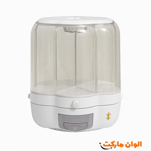 خرید جا حبوباتی چرخشی گل سایز بزرگ | Rotating Flower Legume Container Large