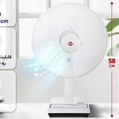 خرید پنکه رومیزی پارس خزر مدل 3010 تک و عمده کد G7095