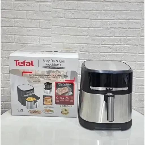 خرید سرخ‌کن بدون روغن تفال ۱۵ لیتری دوالمنت | Tefal 15L Dual Element Air Fryer
