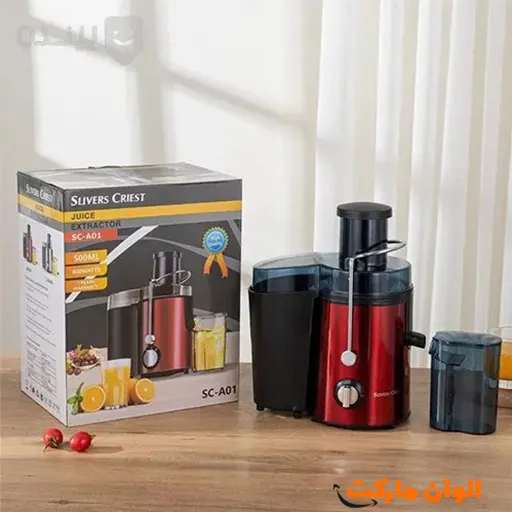 پخش عمده آبمیوه‌گیری تک‌کاره سیلور کرست مدل SC-A01 تک و عمده کد L1529
