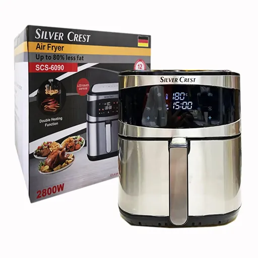 خرید سرخ‌کن سیلورکرست PRO مدل 1555D ۱۵.۸ لیتر | SilverCrest PRO Air Fryer Model 1555D 15.8L