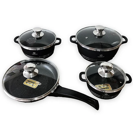 پخش عمده سرویس قابلمه وگاتی کلاسیک سوپر گرانیت 6 پارچه تک و عمده کد L1545