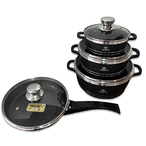 خرید سرویس قابلمه ۶ پارچه وگاتی سوپر گرانیت | Vaghati 6-Piece Super Granite Pot Set