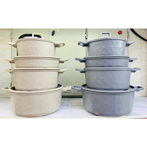 خرید سرویس قابلمه ۱۰ پارچه وگاتی سوپر گرانیت سنگی | Vaghati 10-Piece Stone Granite Pot Set
