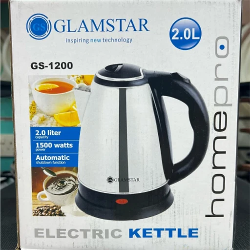 پخش عمده کتری برقی برند گلام ستار مدل GS-1200 تک و عمده کد L1601