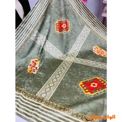 خریدسفره و رومیزی ۴نفره مربع ابعاد  ۱۱۰×۱۱۰ تک و عمده کد G7227