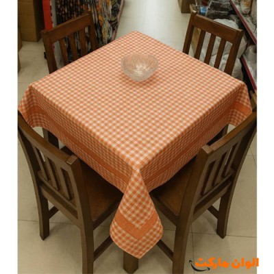 خریدسفره و رومیزی ۴نفره مربع ابعاد  ۱۱۰×۱۱۰ تک و عمده کد G7229