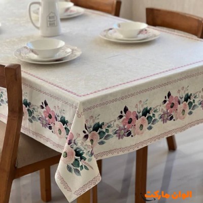 پخش سفره و رومیزی ۸نفره ابعاد  ۲۳۰×۱۴۰تک و عمده کد G7242