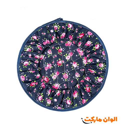 خرید دمکش سه تکه سلفونی کش دوز گلدار  تک و عمده کد G7257