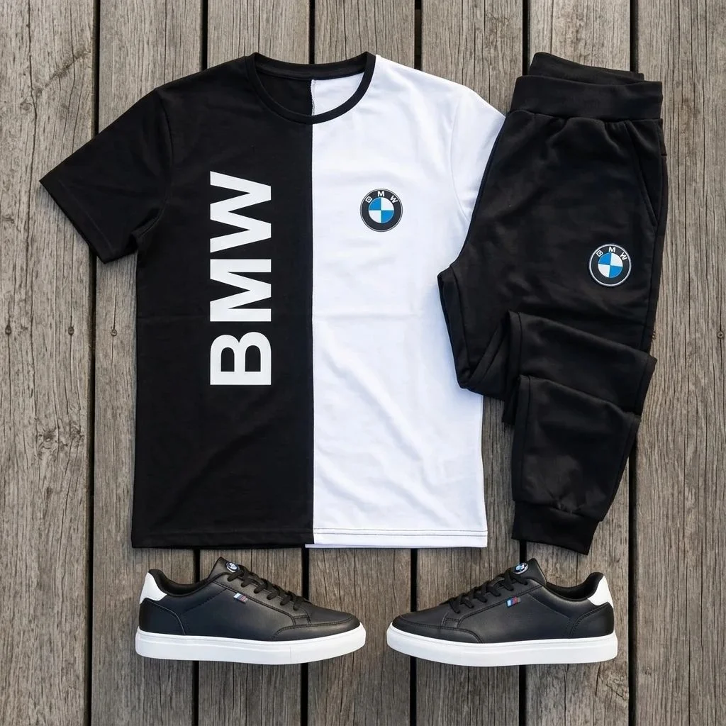ست-تیشرت-شلوار-BMW-مردانه-مدل-Noman