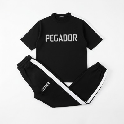  خرید ست تیشرت و شلوار مردانه بنگال کش مدل Pegador مشکی کدU963
