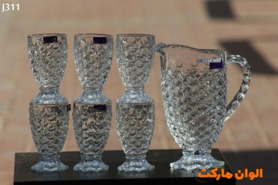 خرید پارچ و لیوان آناناسی  کد B123