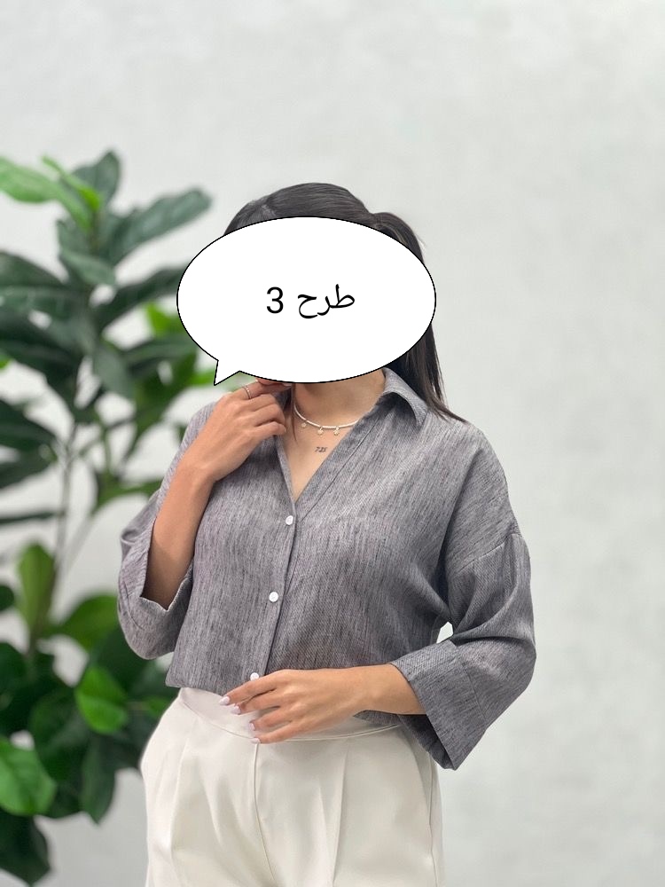 شومیز مانتویی زنانه لینن زارا کجراه