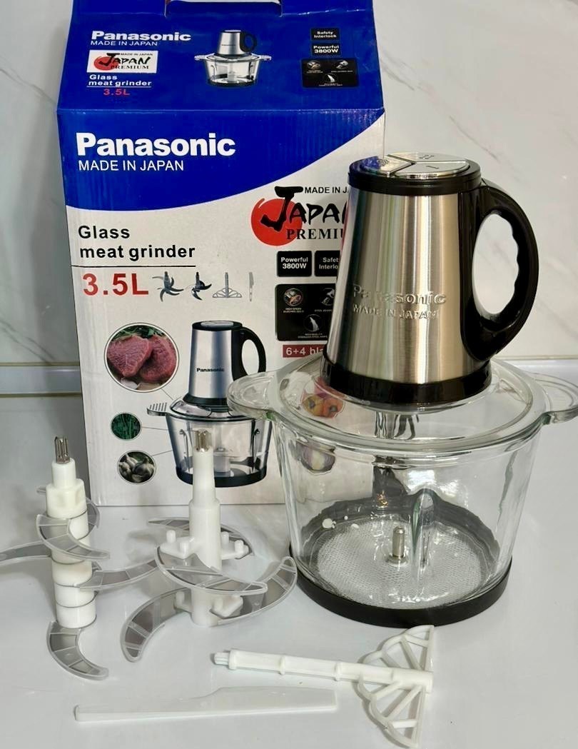 خردکن 2 کاسه پاناسونیک مدل Meat Grinder  حجم  3.8 لیتری کد N4949