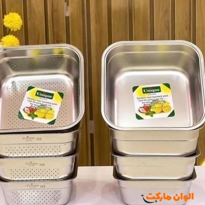 خرید ست آبکش و لگن یونیک کدT865