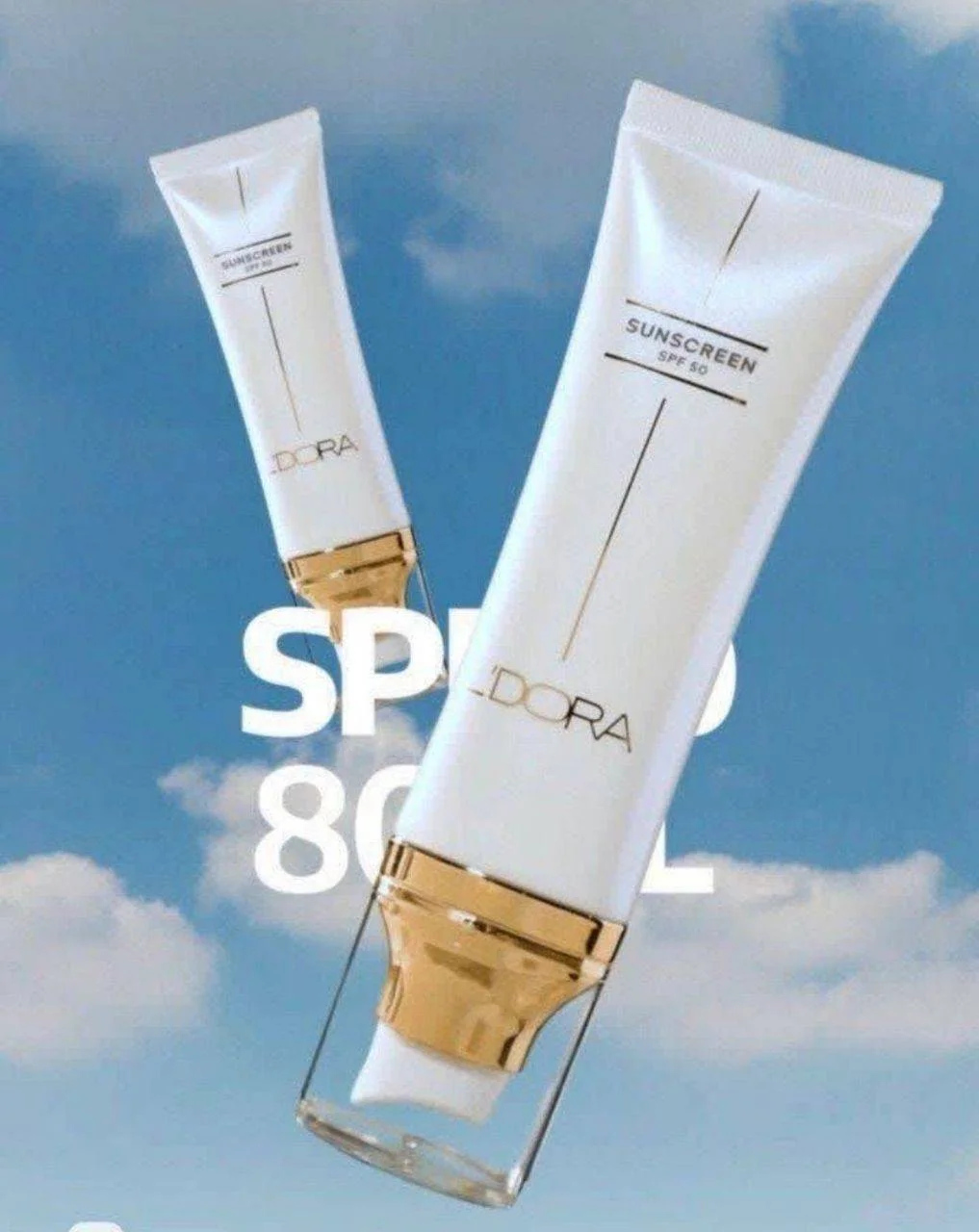 خرید ضد آفتاب بی رنگ SPF50 لدورا کدO678