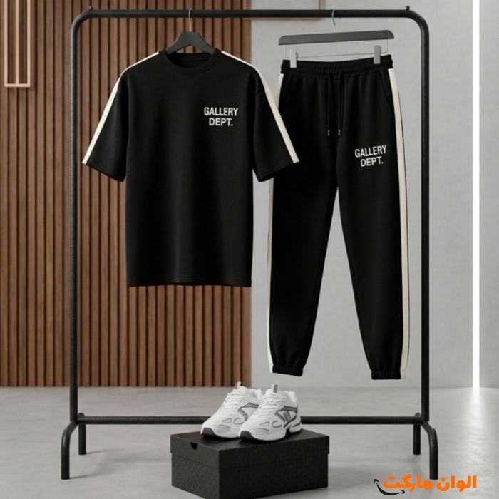 ست تیشرت و شلوار مردانه بنگال کش مدل Gallery Dept