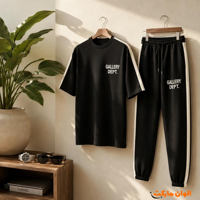 ست تیشرت و شلوار مردانه بنگال کش مدل Gallery Dept