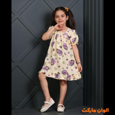 خرید پیراهن دخترانه مدل جدید تک و عمده F889