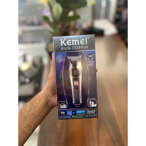 ماشین اصلاح Kemei KM-643 | خط زن حرفه‌ای Kemei