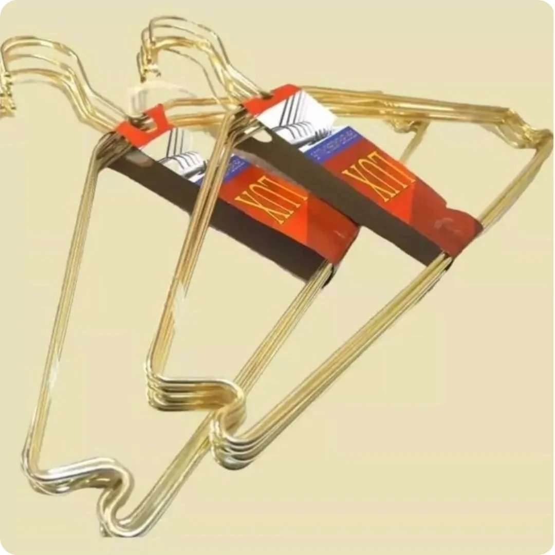  چوب لباسی 6 عددی لوکس طلایی
