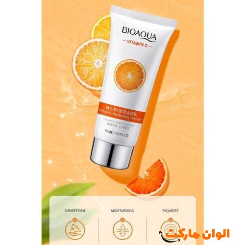 خرید فوم شستشوی صورت مدل ویتامین c بیوآکوا