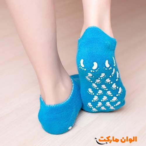 جوراب سیلیکونی رفع ترک و خشکی پوست