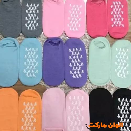 جوراب سیلیکونی رفع ترک و خشکی پوست