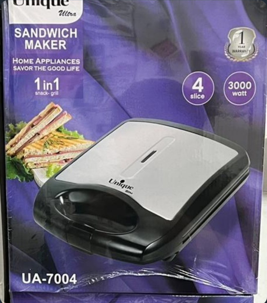 ساندویچ‌ساز حرفه‌ای Unique مدلUA-7004