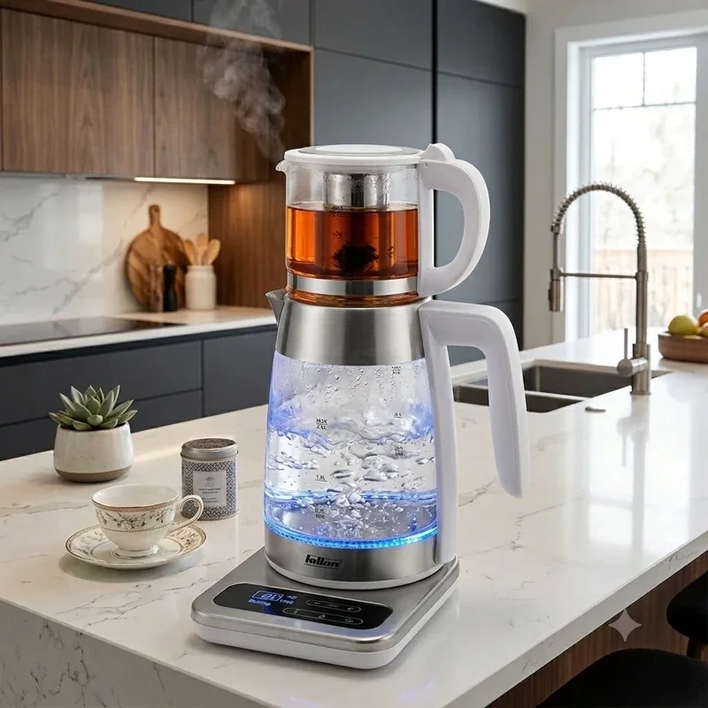 چای‌-ساز-دوطبقه-فلر-مدل-ts-190n-|-توان-1600