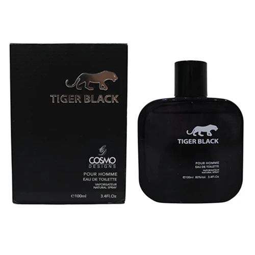 پخش عمده عطر مردانه کزمو مدل-Tiger Black تک و عمده کد L7023