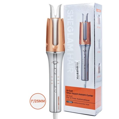 خرید دستگاه فر کننده مو شیگلم مدل 25mm تک وعمده کدG301