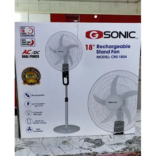 خرید پنکه ایستاده گوسونیک تک وعمده کد K354