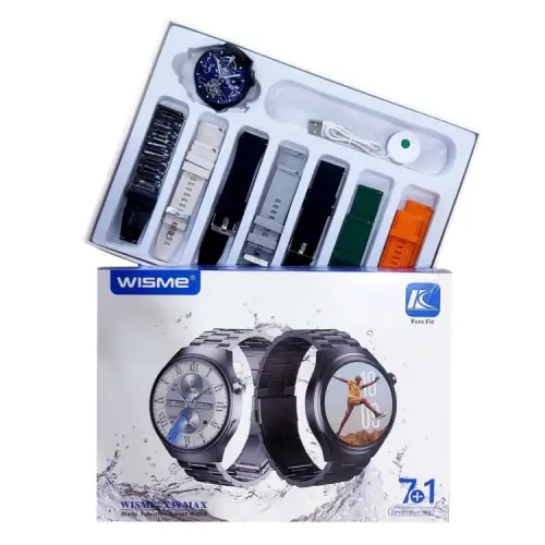 خرید ساعت هوشمند WISME مدل X39 MAX | همراه 7 بند تک وعمده  کد t532