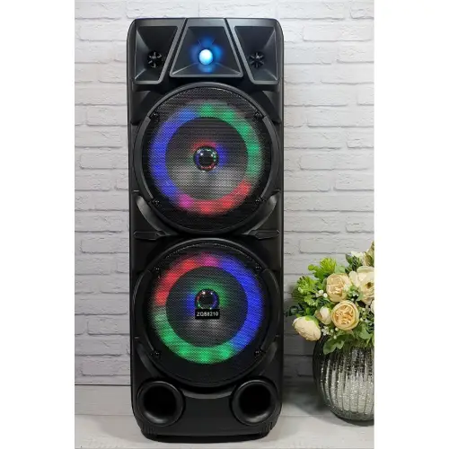 خرید اسپیکر بلوتوثی ZQS-8210 همراه میکروفون بی‌سیم تک وعمده کد H201