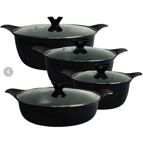 خرید سرویس قابلمه ۸ پارچه پروانه‌ای برند ضرغام تک و عمده کد L1755