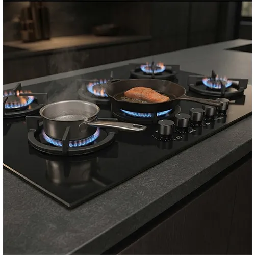 خرید گاز صفحه‌ای ۵ شعله طرح بوش | Bosch Design 5-Burner Gas Hob