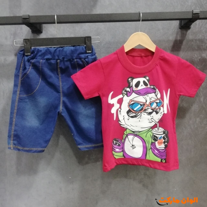 Buy new model panda blouse and shorts