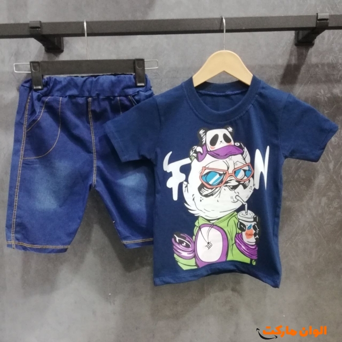 Buy new model panda blouse and shorts