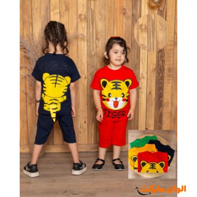 خرید ست بلوز شلوارک ببر مدل جدید C153