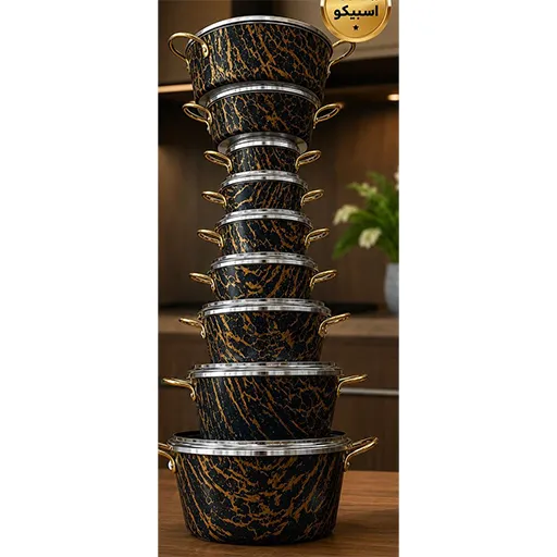 خرید سرویس ۱۶ پارچه اسبیکو | Espico 16-Piece Cookware Set