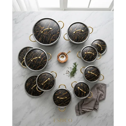 خرید سرویس ۱۶ پارچه اسبیکو | Espico 16-Piece Cookware Set