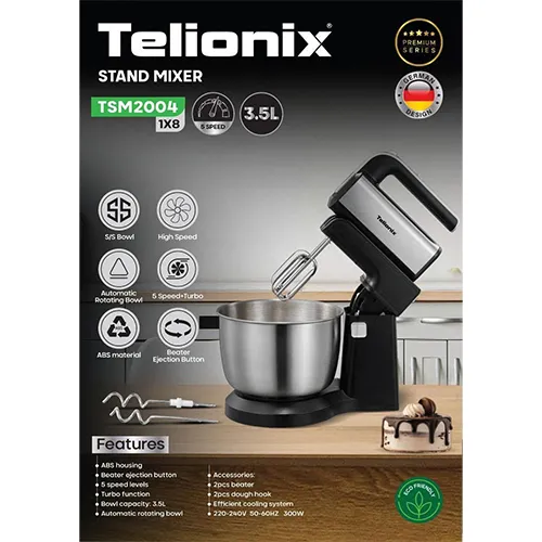 خرید همزن کاسه‌دار Telionix مدل 2004 تک و عمده کد L1816