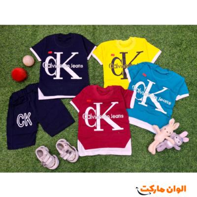 خرید ست بلوز شلوارک بچگانه مدل جدید تک و عمده A211