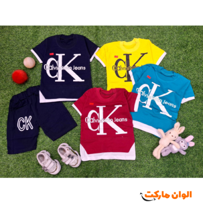 خرید ست بلوز شلوارک بچگانه مدل جدید تک و عمده A211