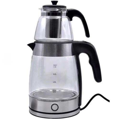 چای‌ساز روهمی یونیک مدل 5529 بدنه پیرکس کد US742