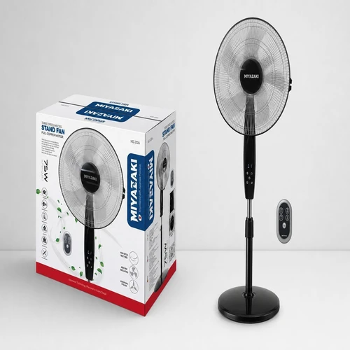 پنکه ایستاده میازاکی مدل MZ_2026 با ریموت کنترل و موتور تمام مس کد ALV9821