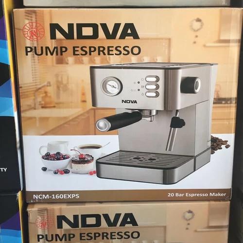 اسپرسوساز ندوا NDVA مدل NCM-160EXPS بدنه استیل و فشار 20 بار کد US849
