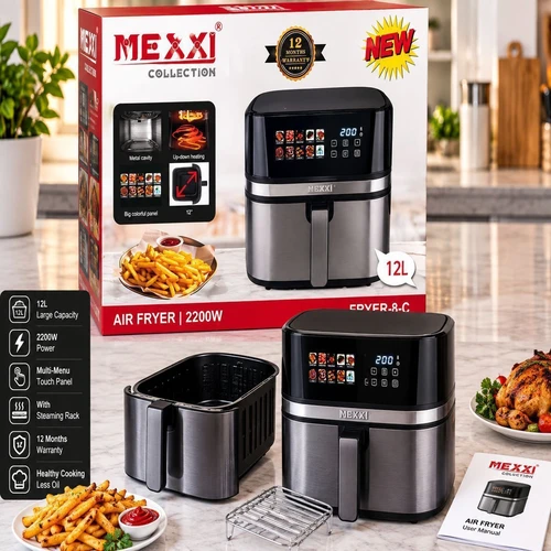 سرخ کن بدون روغن مکسی مدل FRYER_8_C ظرفیت 12 لیتر و پخت سریع کد MX992